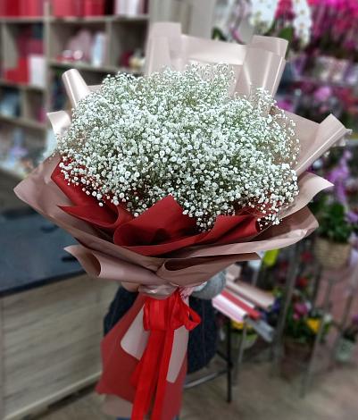 Букет цветов из: Гипсофила в Гаспре