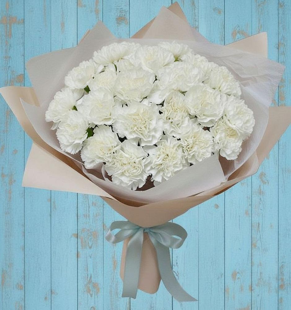 Букет цветов из: Гвоздики в Гаспре