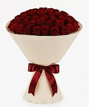 Букет 101 Бордовая роза Блэк Бакарра в Гаспре