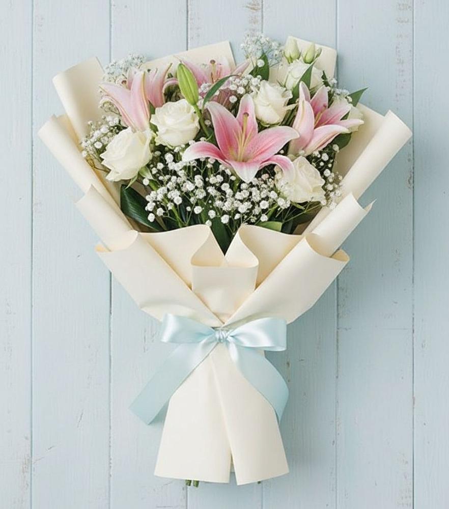 Букет цветов из: Лилии в Гаспре