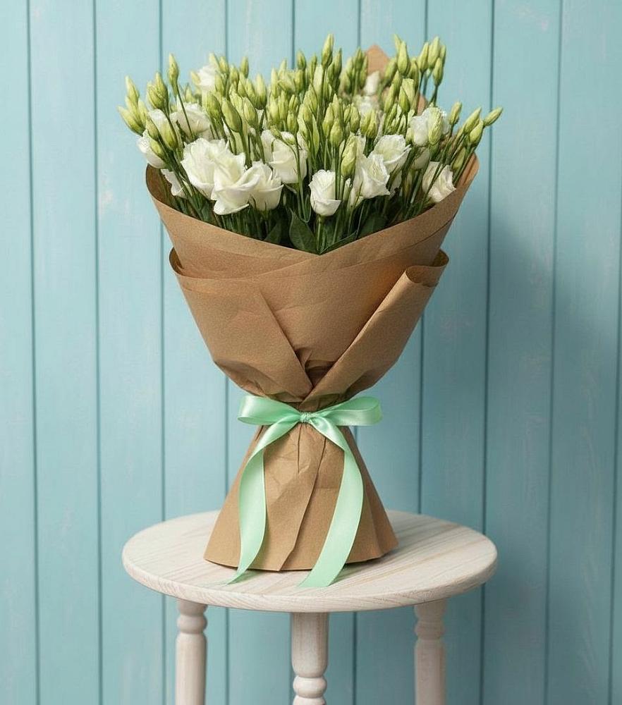 Букет цветов из: Лизиантусы в Гаспре