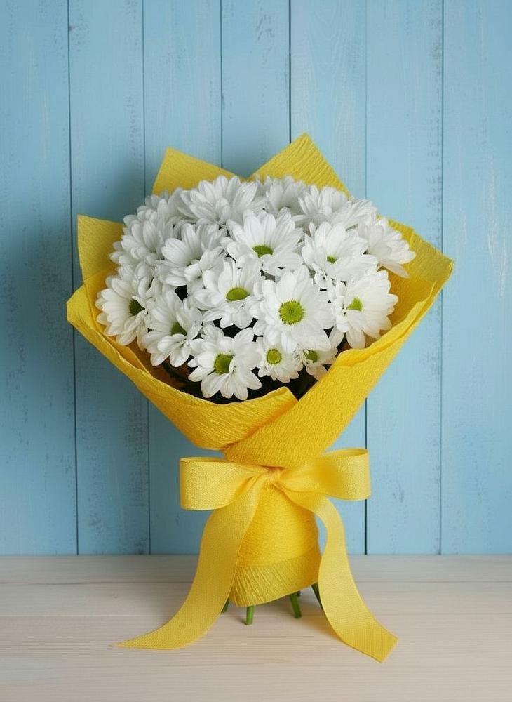 Букет цветов из: Хризантемы в Гаспре
