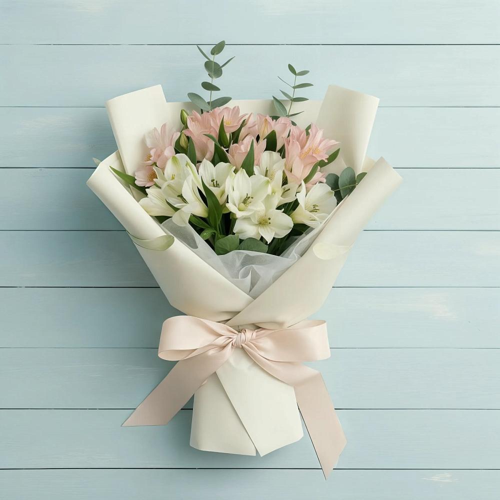 Букет цветов из: Альстромерии в Гаспре