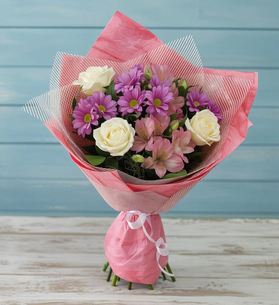 Букет цветов из: Герберы в Гаспре