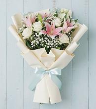 Букет цветов из:  Лилии #REPLACE_PRED# Гаспре