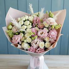 Букет цветов из:  Альстромерии и Розы в Гаспре